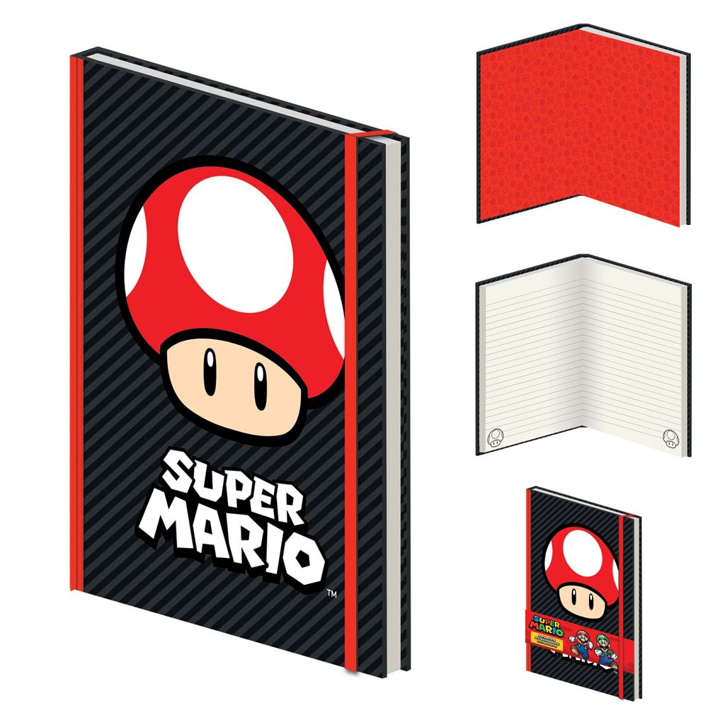 Super Mario - Mushroom - Notebook