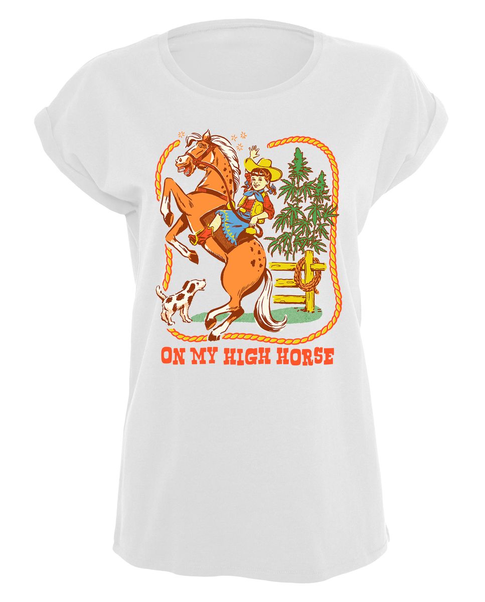 Steven Rhodes - On my high horse - Girlshirt