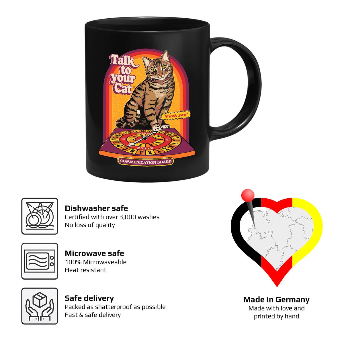 Steven Rhodes - Talk to your Cat - Tasse