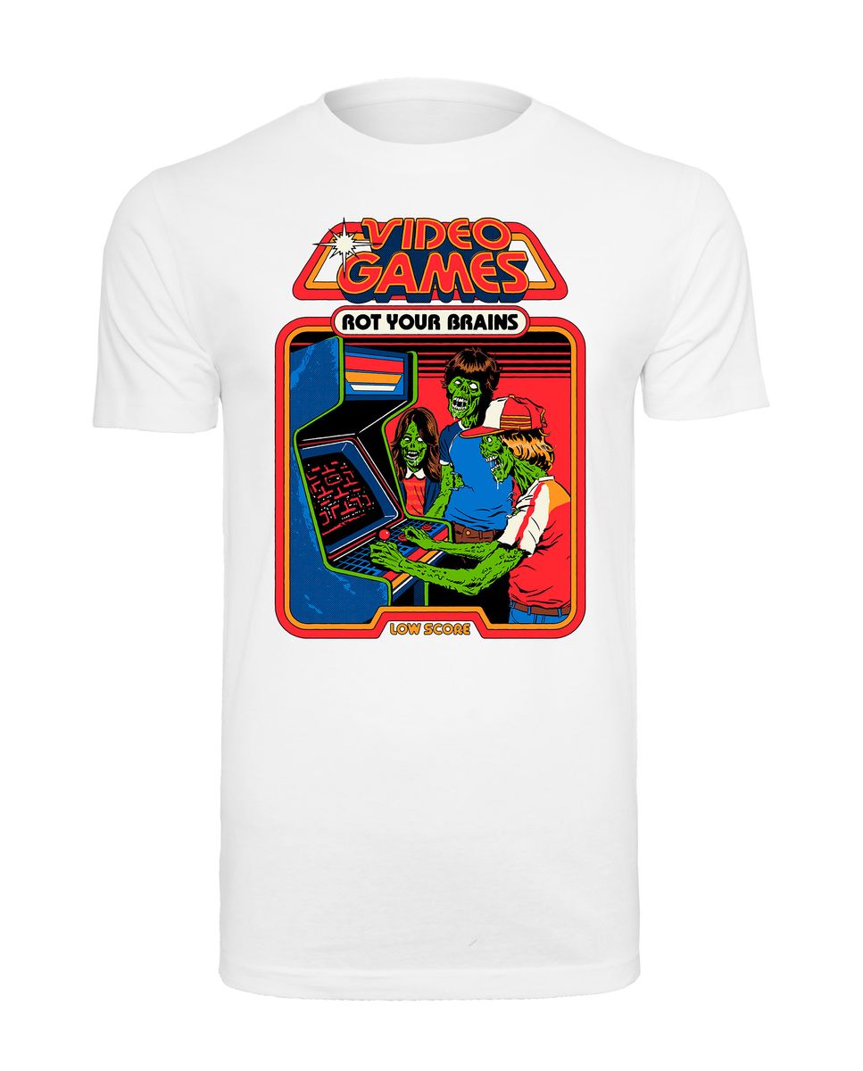 Steven Rhodes - Video Games rot your brains - T-Shirt