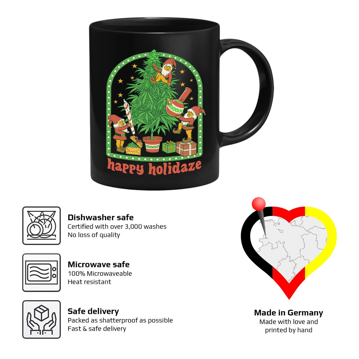 Steven Rhodes - Happy Holidaze - Mug