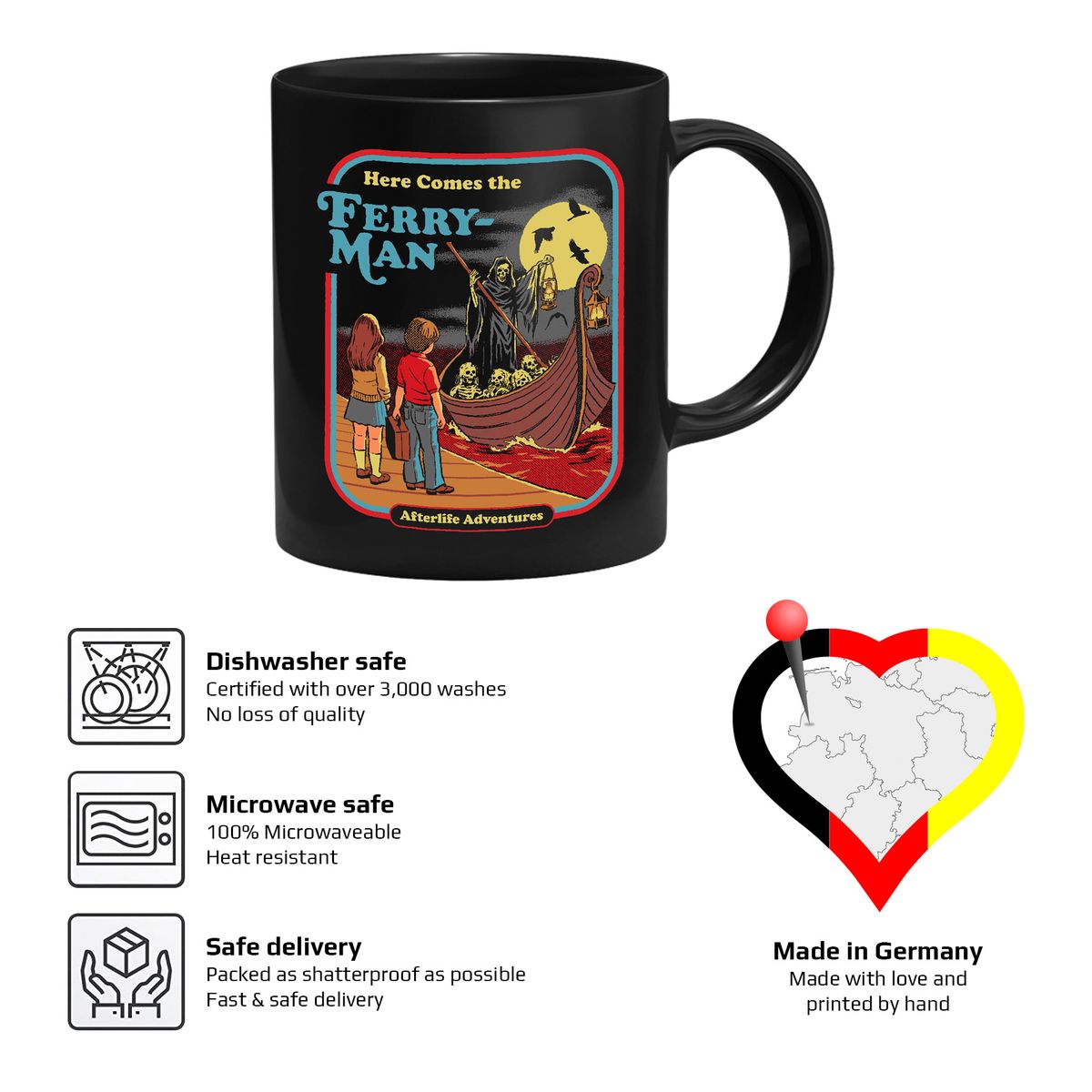 Steven Rhodes - Here Comes the Ferryman - Mug