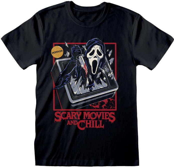 Steven Rhodes x Ghostface - Scary Movies and Chill - T-Shirt