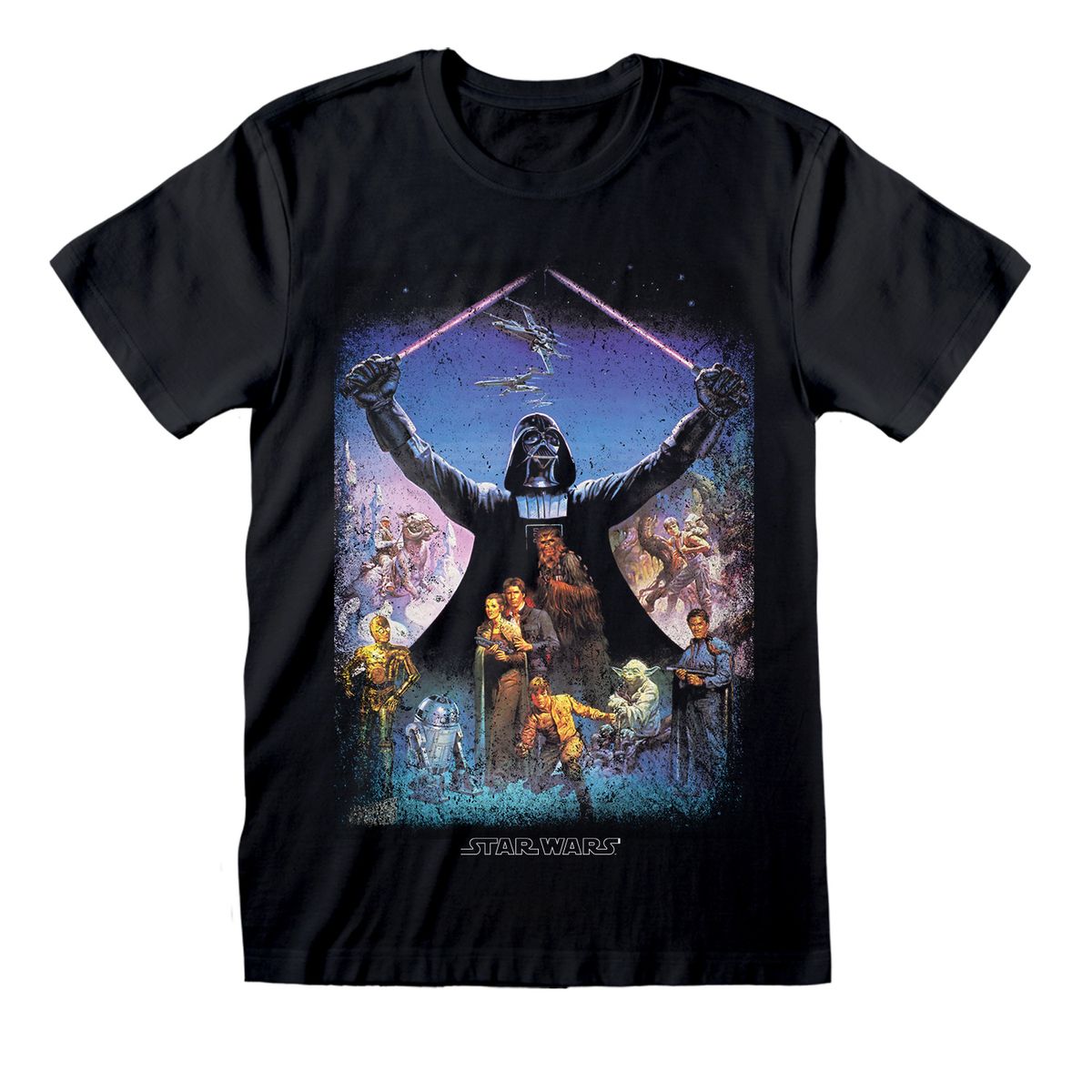 Star Wars - Darth Vader Light Saber Poster - T-Shirt