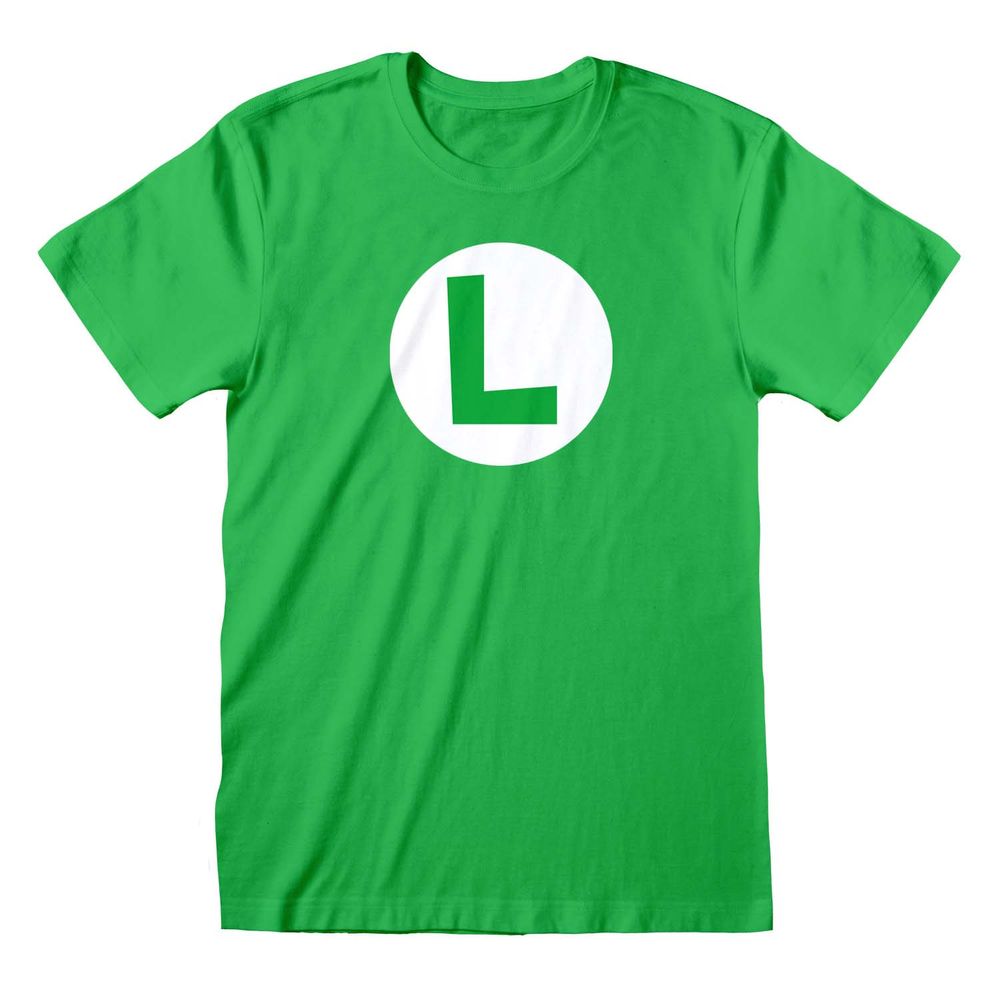 Super Mario - Luigi Badge - T-Shirt