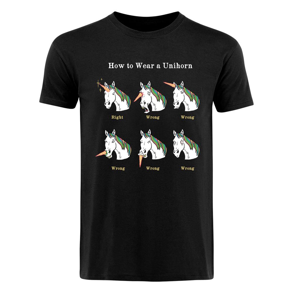 Hillary White Rabbit - How to Wear a Unihorn - T-Shirt