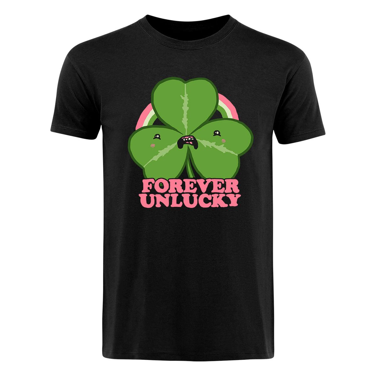 Hillary White Rabbit - Forever Unlucky - T-Shirt