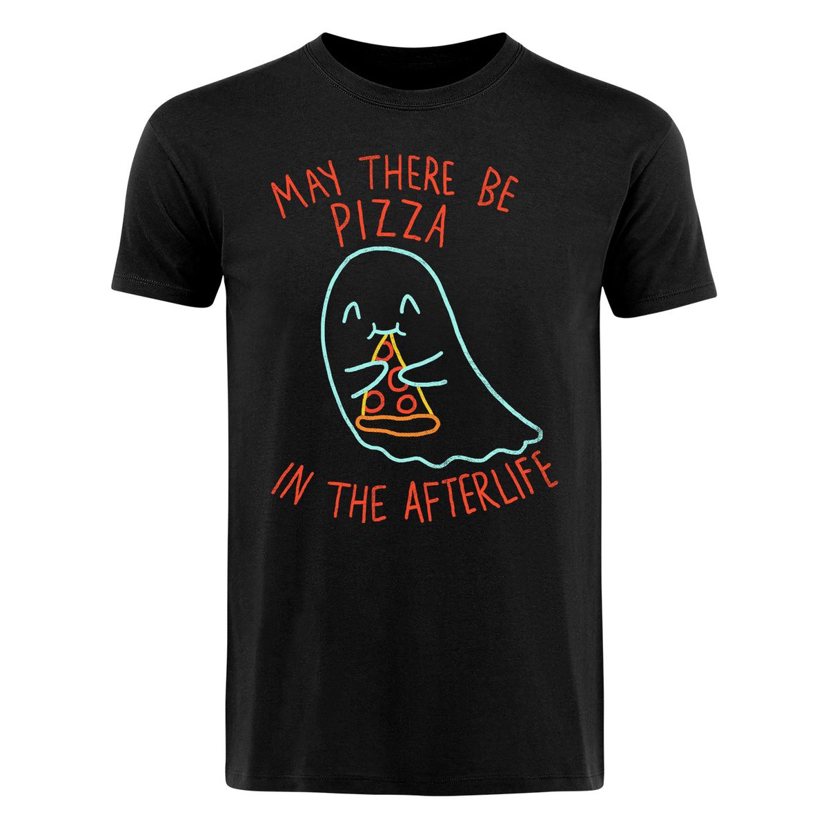 Hillary White Rabbit - May There Be Pizza - T-Shirt