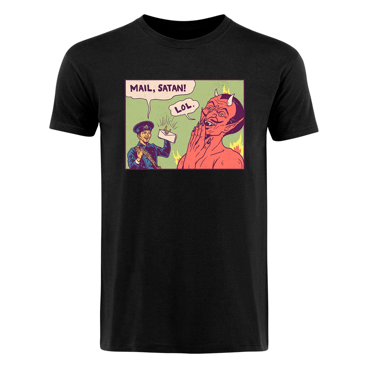 Hillary White Rabbit - Mail Satan - T-Shirt