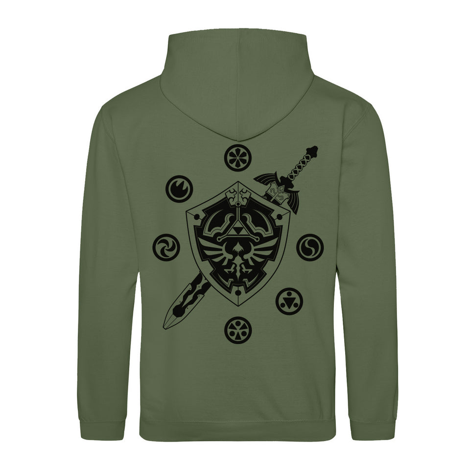 The Legend of Zelda - Logo and Shield - Hoodie
