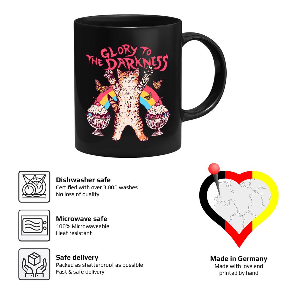 Hillary White Rabbit - Glory to Darkness - Mug