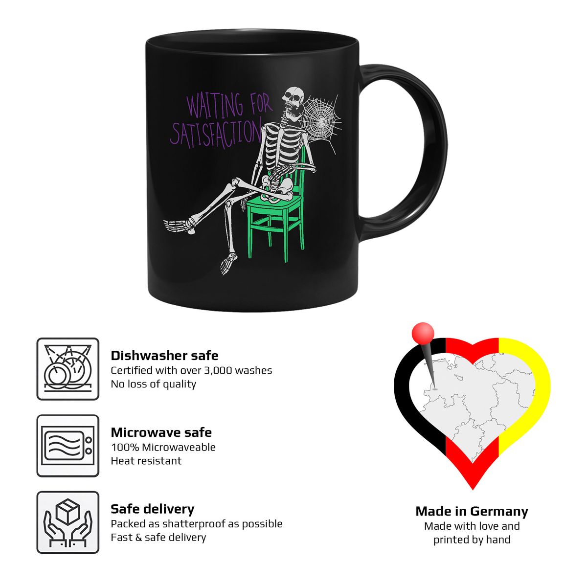 Hillary White Rabbit - Still Waiting - Mug