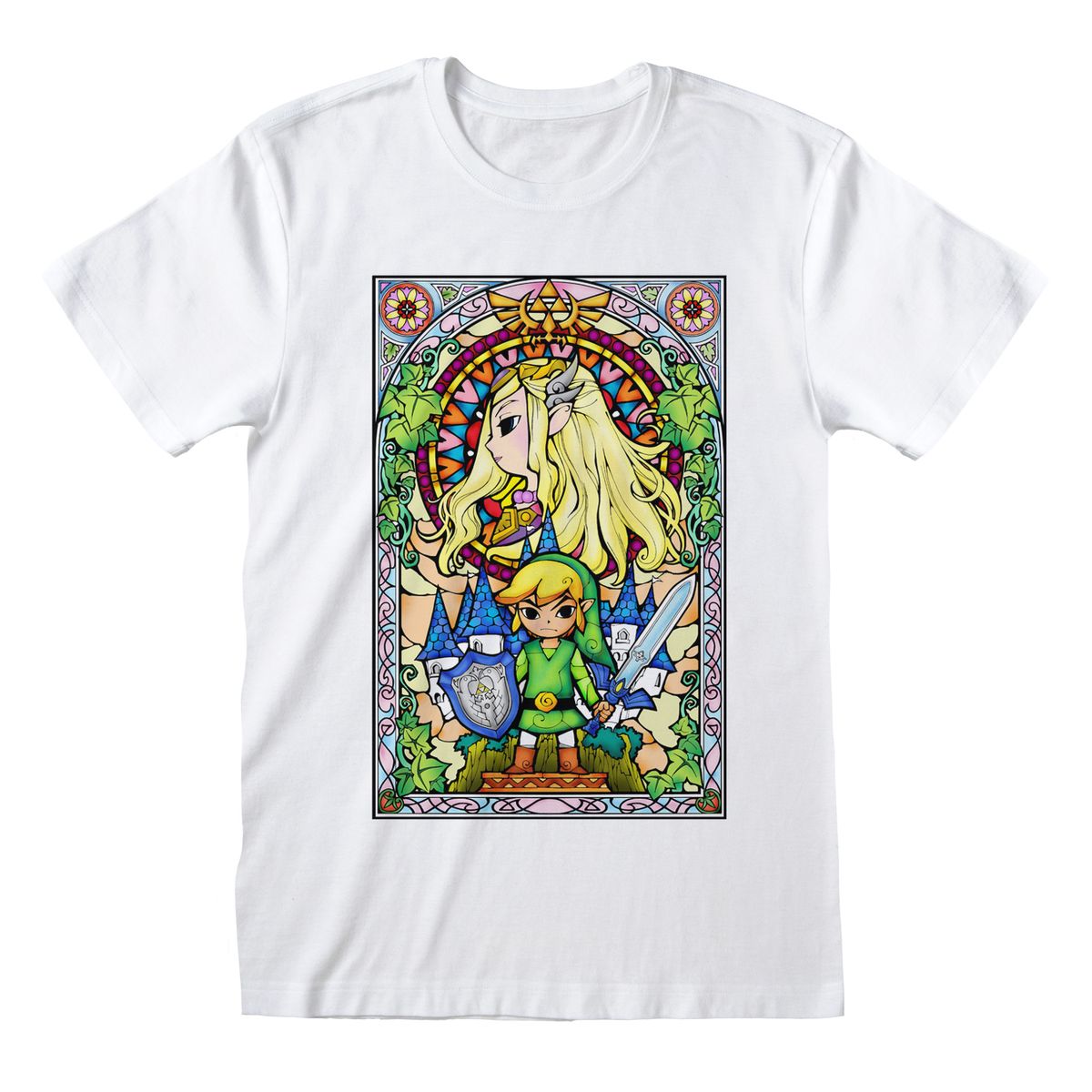 The Legend of Zelda - Stained Glass - T-Shirt
