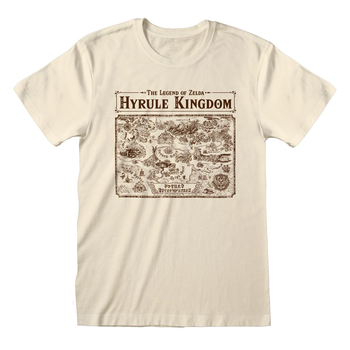 The Legend of Zelda - Map of Hyrule - T-Shirt