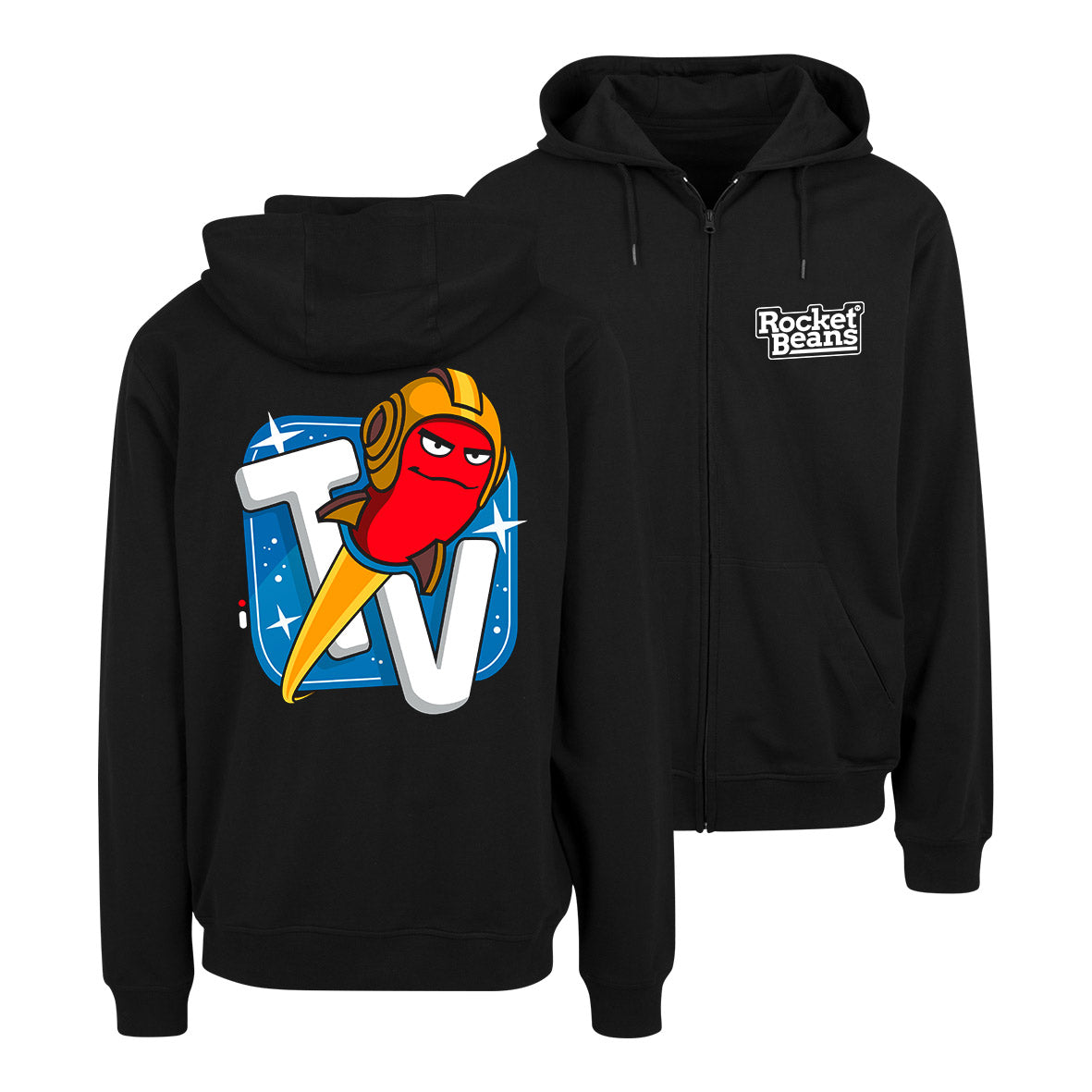 Rocket Beans TV - Vintage Senderlogo - Zipper