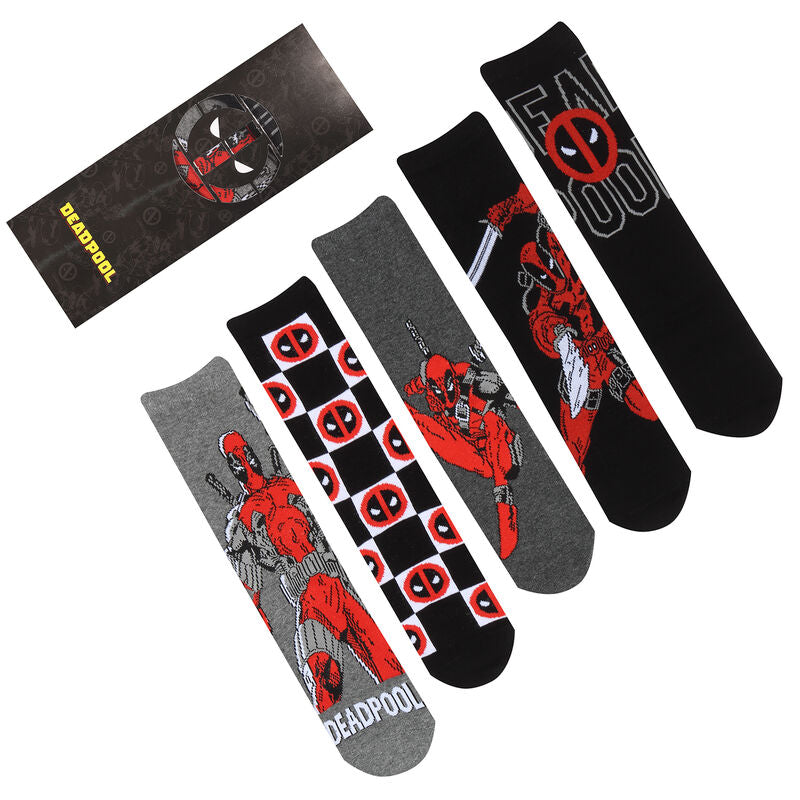 Deadpool - 5-pack of socks