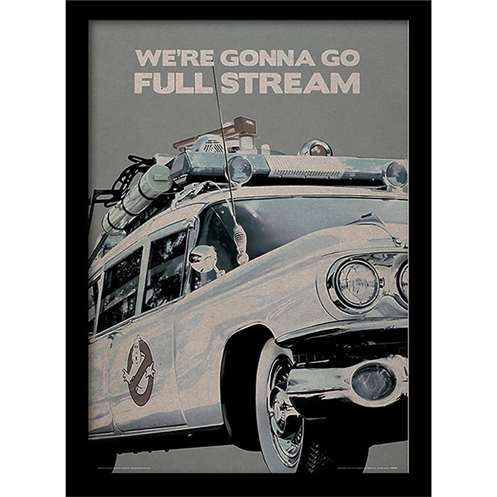 Ghostbusters - Ectomobile - Framed Art Print