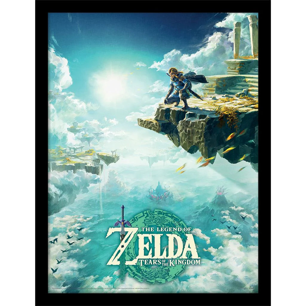The Legend of Zelda - Hyrule Skies - Framed Art Print