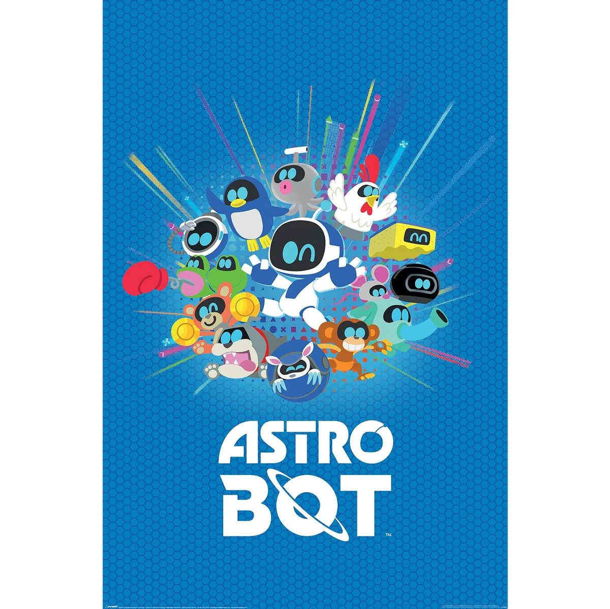 Astro Bot - Friends - Poster