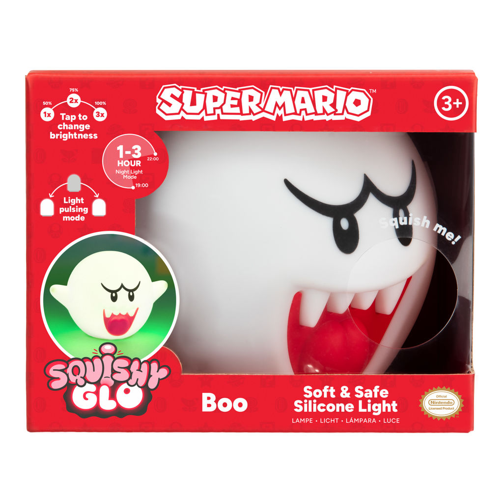 Super Mario - Boo SquishyGlo - Silikon-Lampe