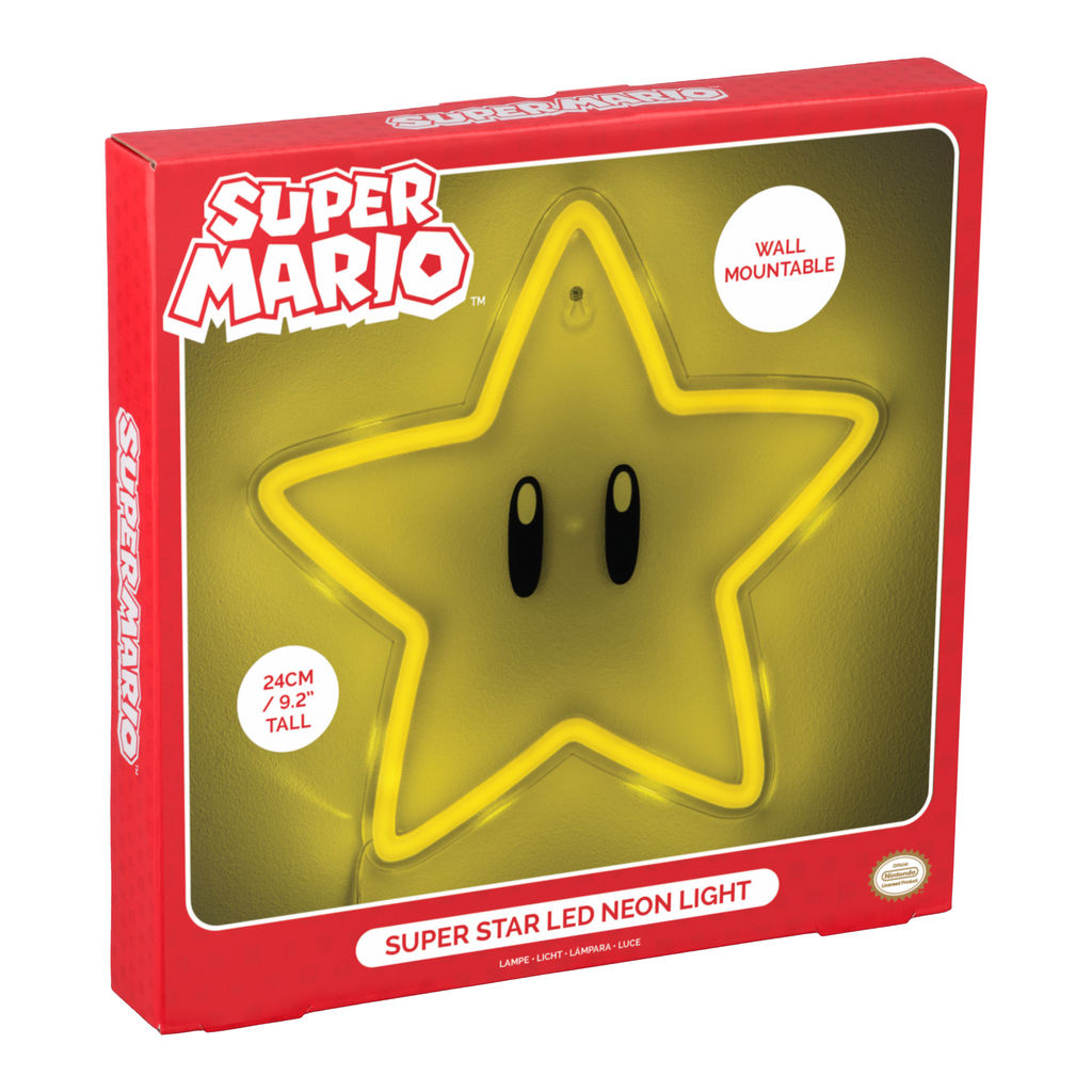 Super Mario - Stern - Lampe