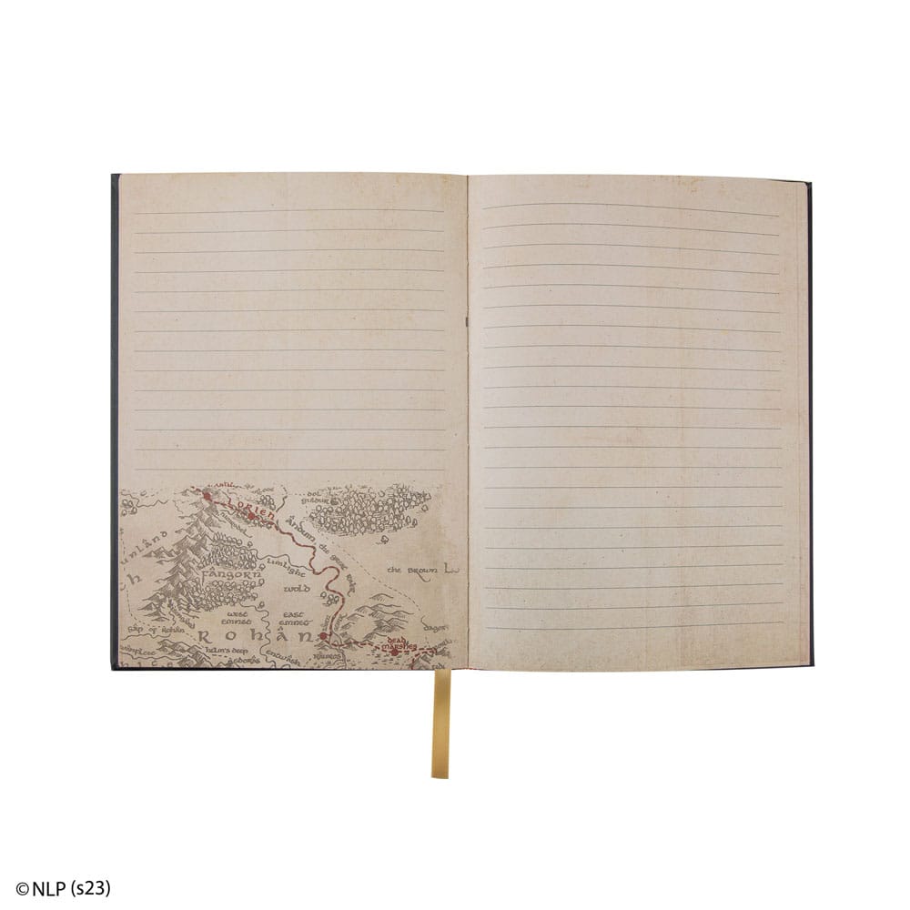 Herr der Ringe - Map of Middle Earth - Notizbuch