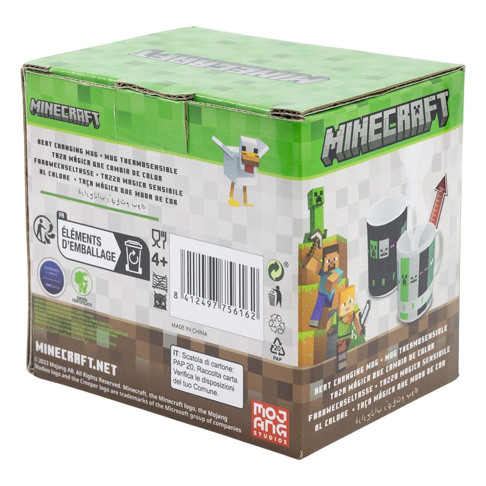 Minecraft - Squared Pattern - Farbwechseltasse