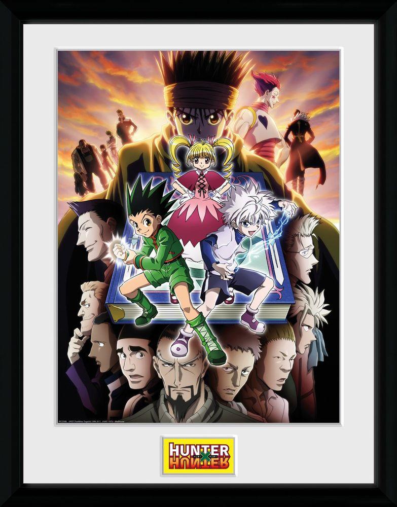 Hunter x Hunter - Keyart Book - Gerahmter Kunstdruck