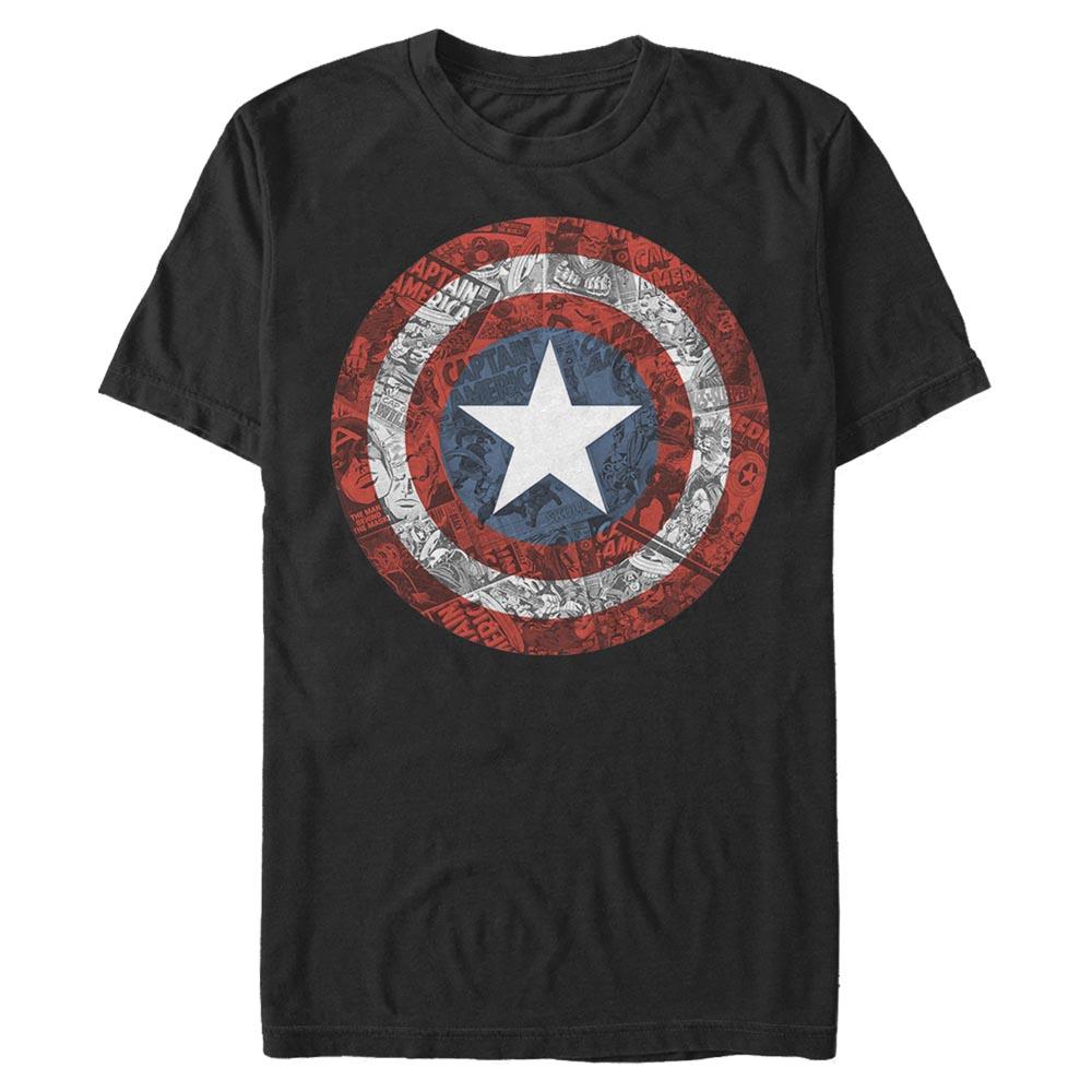 Captain America - ComicBook Shield - T-Shirt