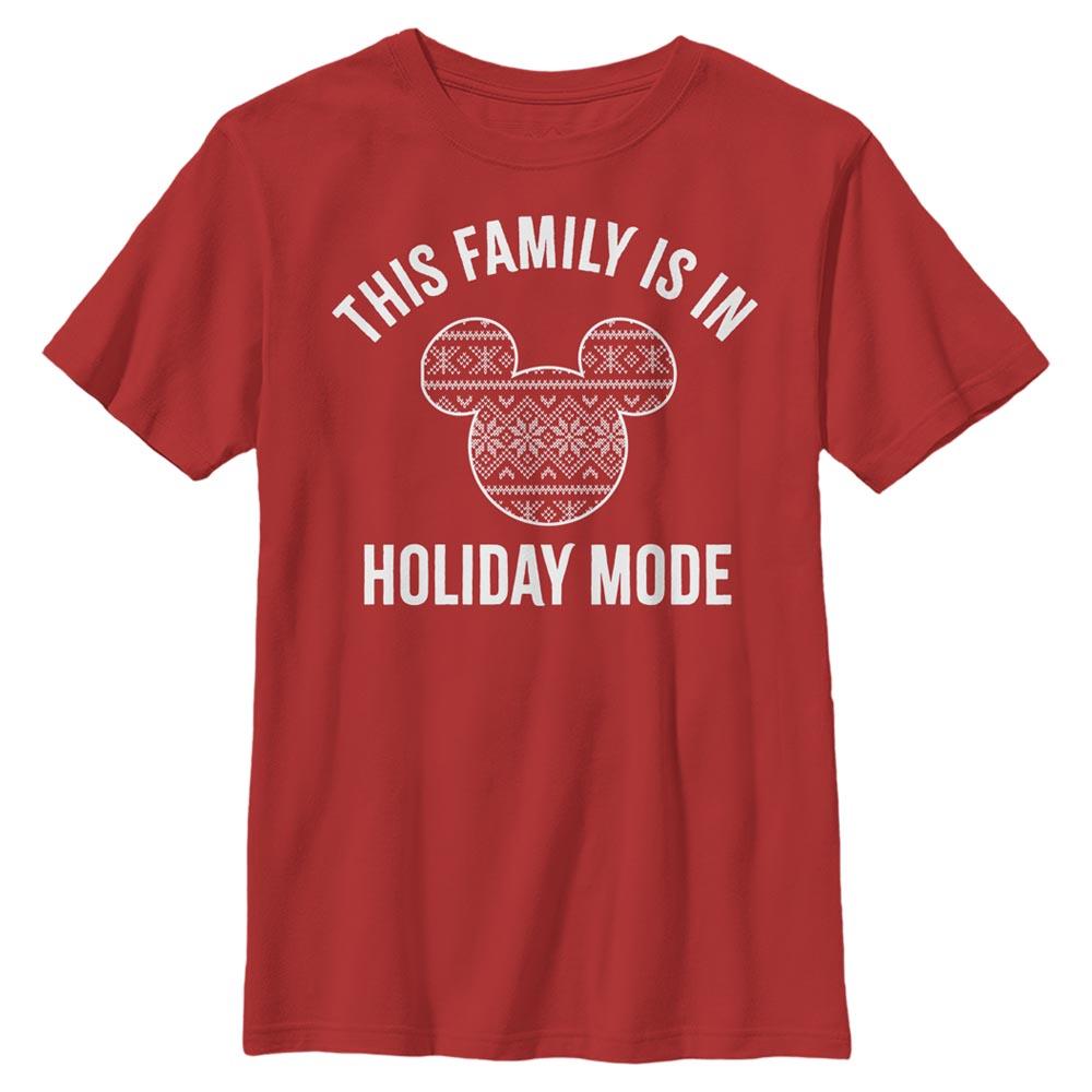 Mickey Mouse - Family Holiday Mode - Kinder-Shirt