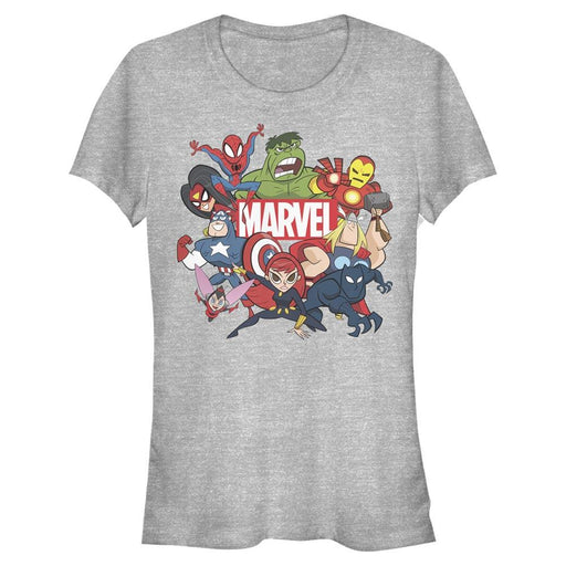 Avengers - Group Marvel Retro - Girlshirt | yvolve Shop