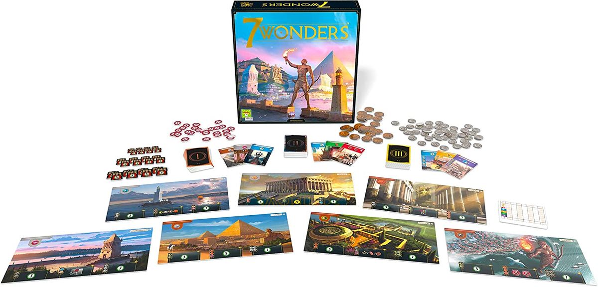 7 Wonders - Grundspiel (neues Design) - Brettspiel Deutsch | yvolve Shop
