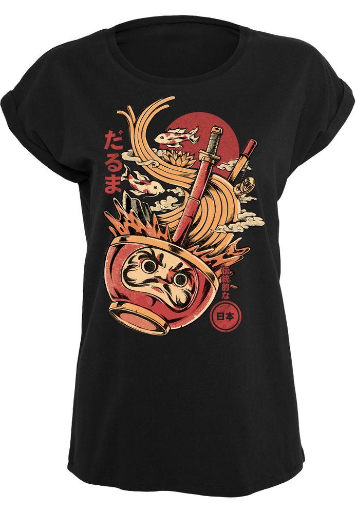 Ilustrata - Black Daruma - Girl's shirt