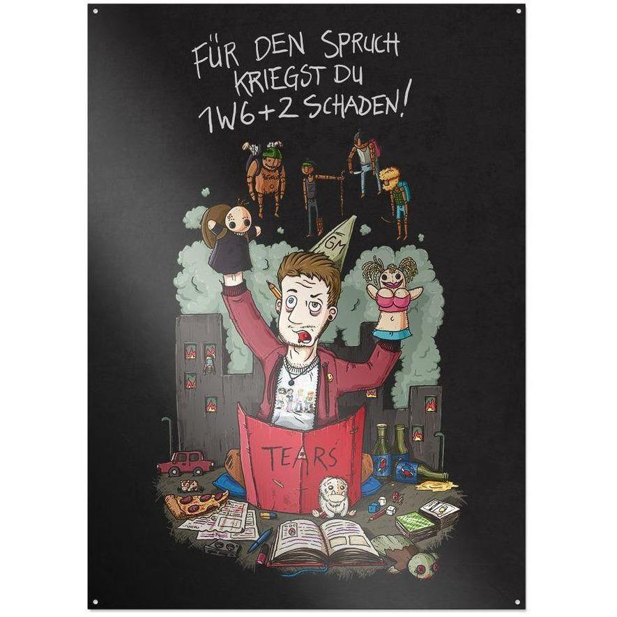 Rocket Beans TV - Game Master - Metal Sign