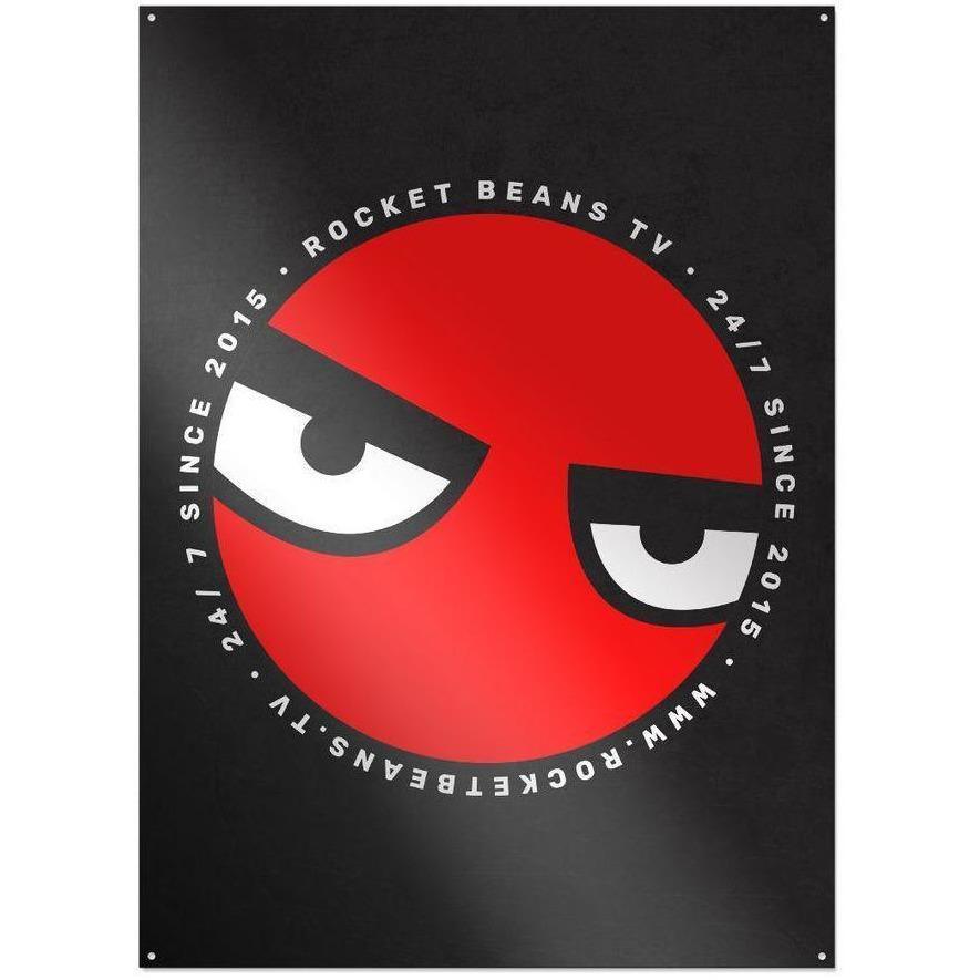 Rocket Beans TV - Cornerbug - Metallschild