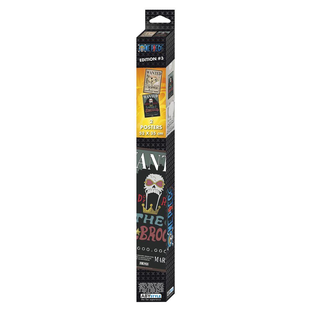 One Piece - Wanted Book & Chopper - 2 Poster-Set