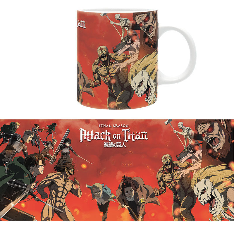 Attack on Titan - Battle Scene - Tasse