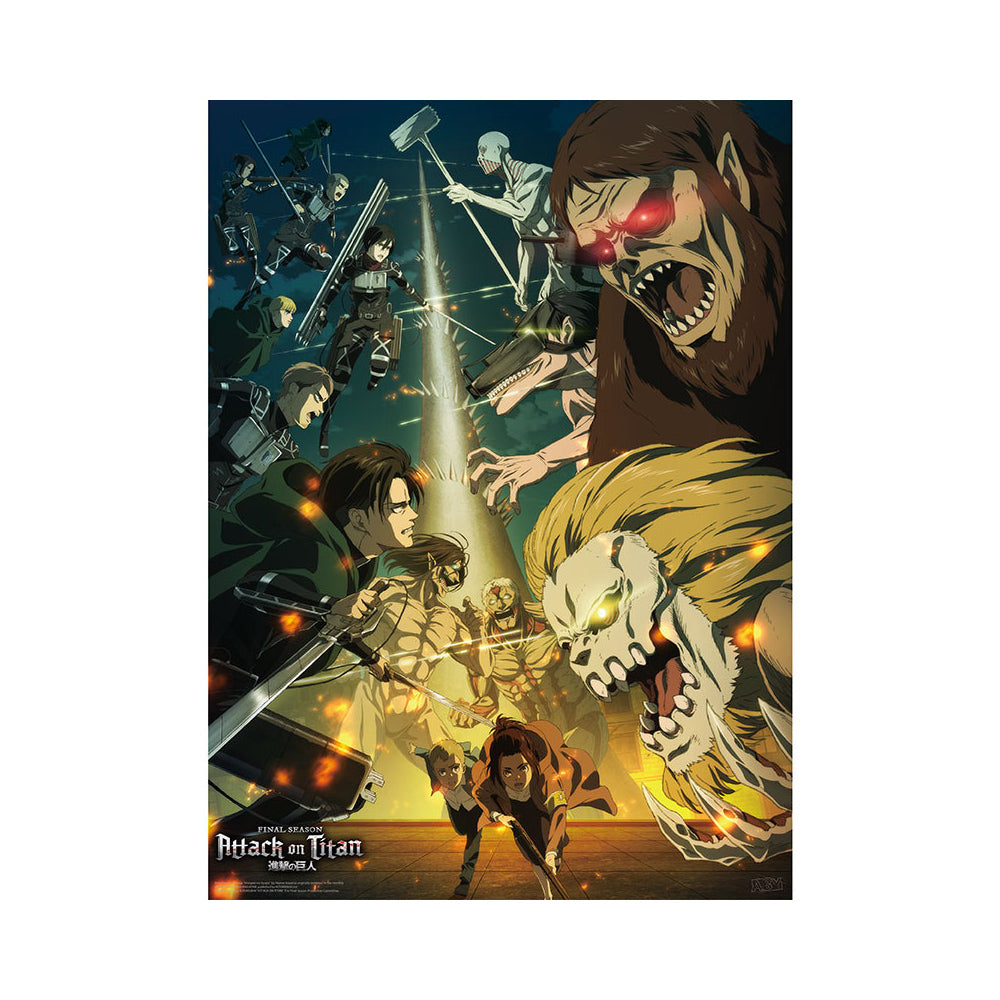 Attack on Titan - Paradis vs Marley - Poster