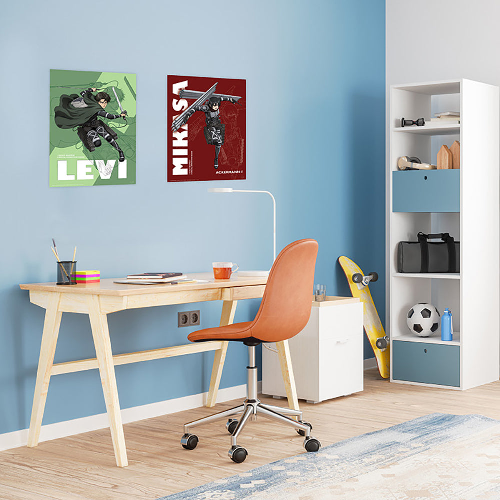 Attack on Titan - Levi & Mikasa - 2 poster set