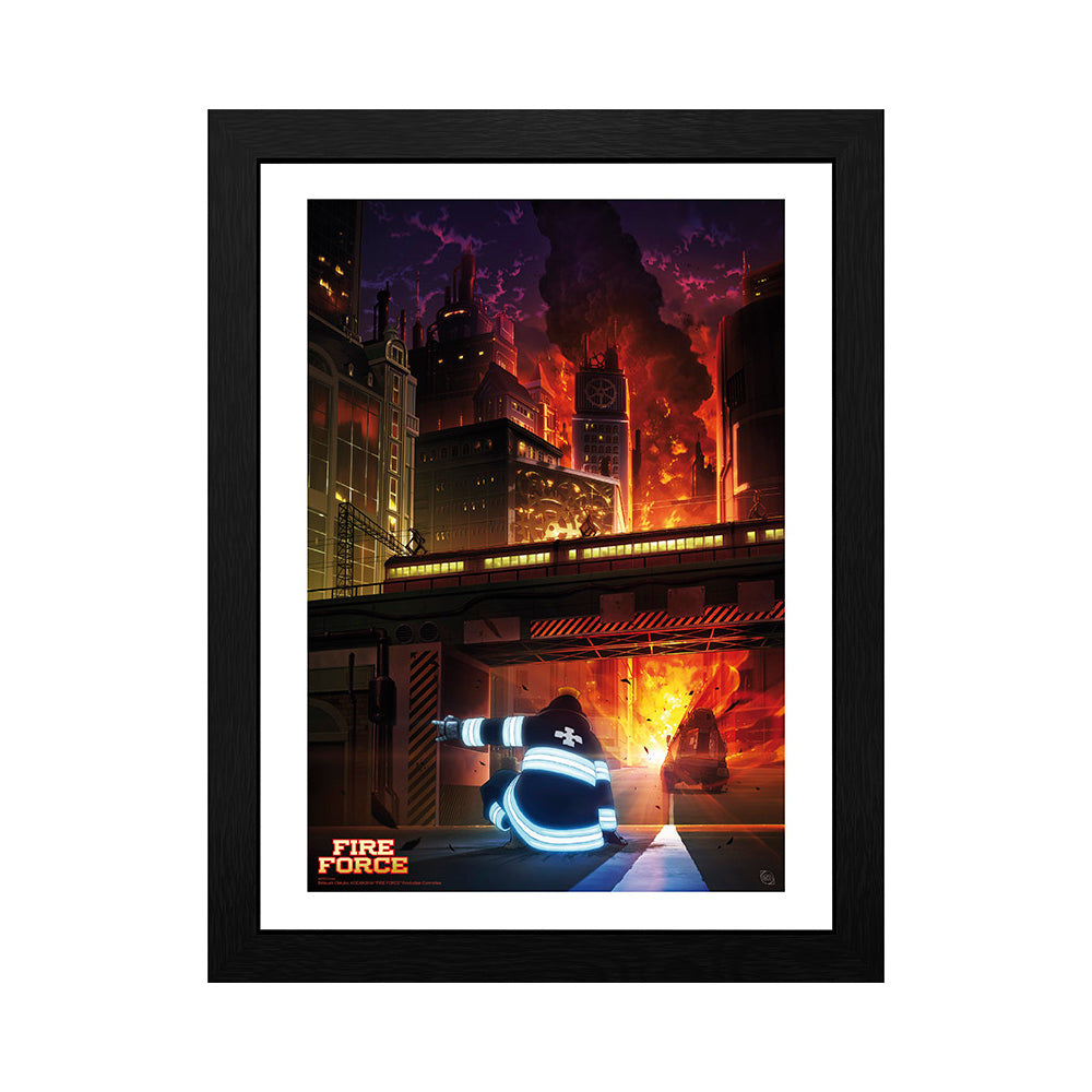 Fire Force - Spontaneous Human Combustion - Framed Art Print