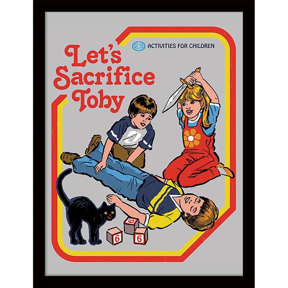Steven Rhodes - Let's Sacrifice Toby - Framed Art Print