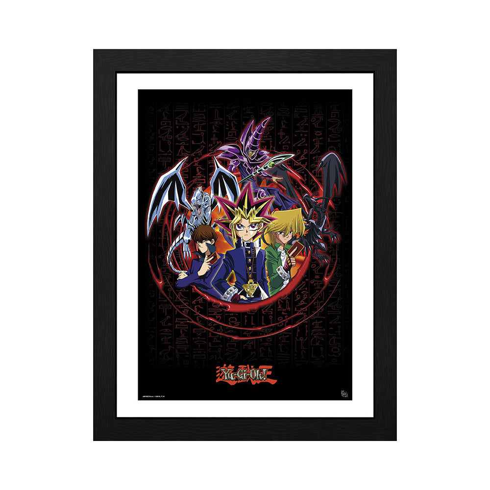 Yu-Gi-Oh - Joey Yugi Kaiba - Gerahmter Kunstdruck