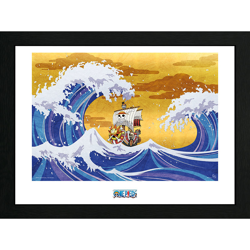 One Piece - Thousand Sunny - Gerahmter Kunstdruck