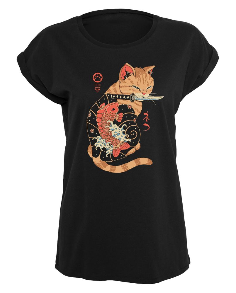 Vincent Trinidad - Carp Tattooed Cat - Girlshirt