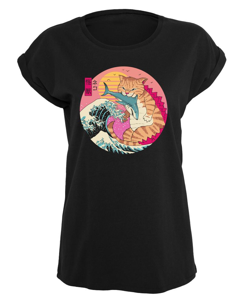 Vincent Trinidad - Neko Wave Kaiju - Girlshirt