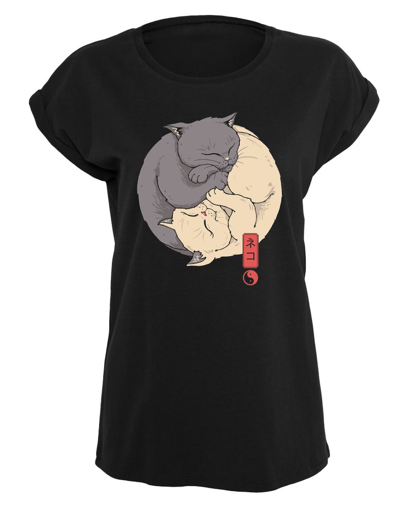 Vincent Trinidad - Ying Yang Cats - Girlshirt