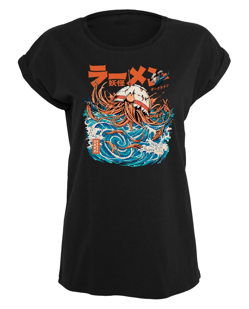 Ilustrata - Black Dark Great Ramen - Girlshirt