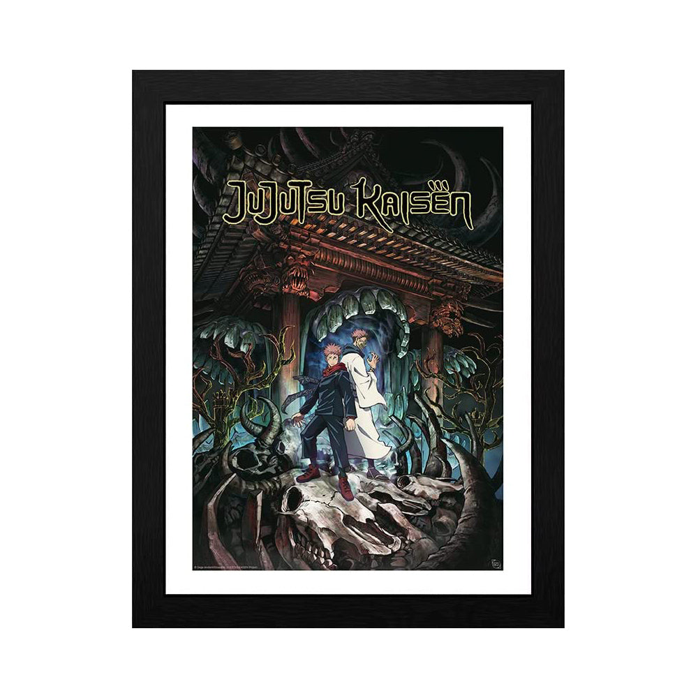 Jujutsu Kaisen - Yuji & Sukuna - Gerahmter Kunstdruck