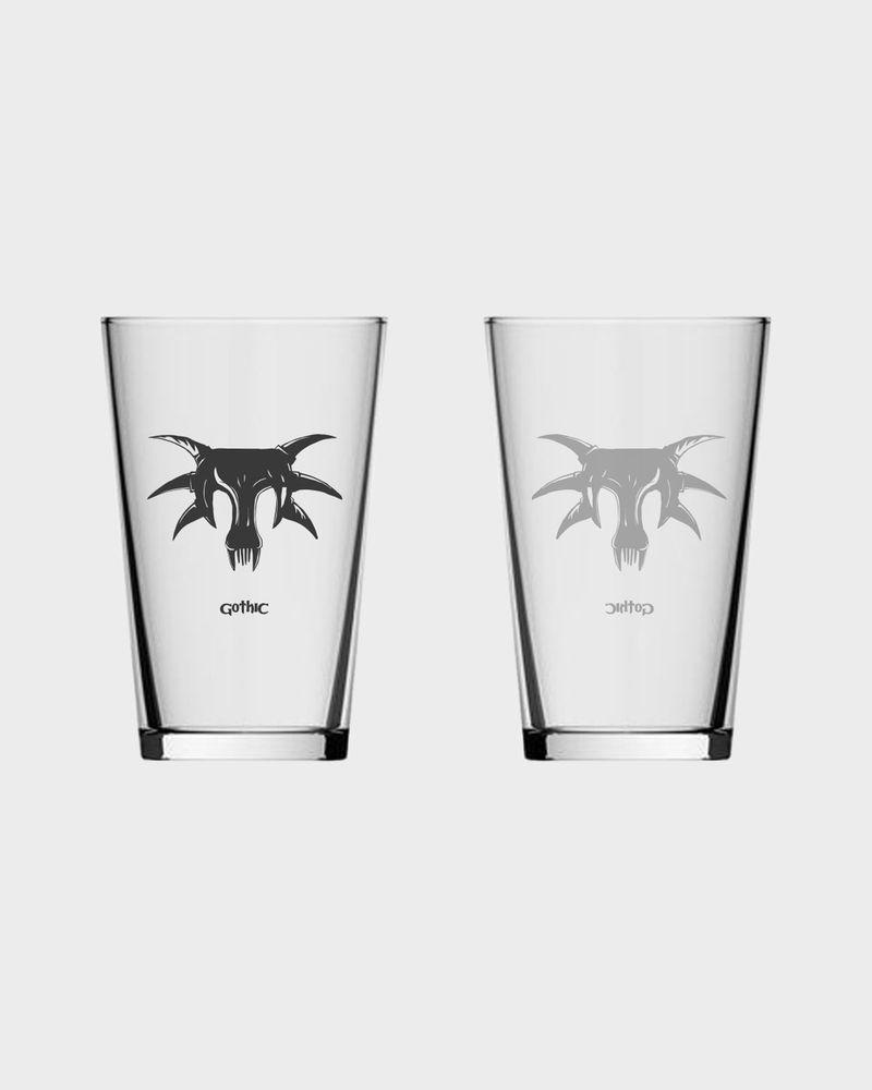Gothic - Sleeper Mask - drinking glass