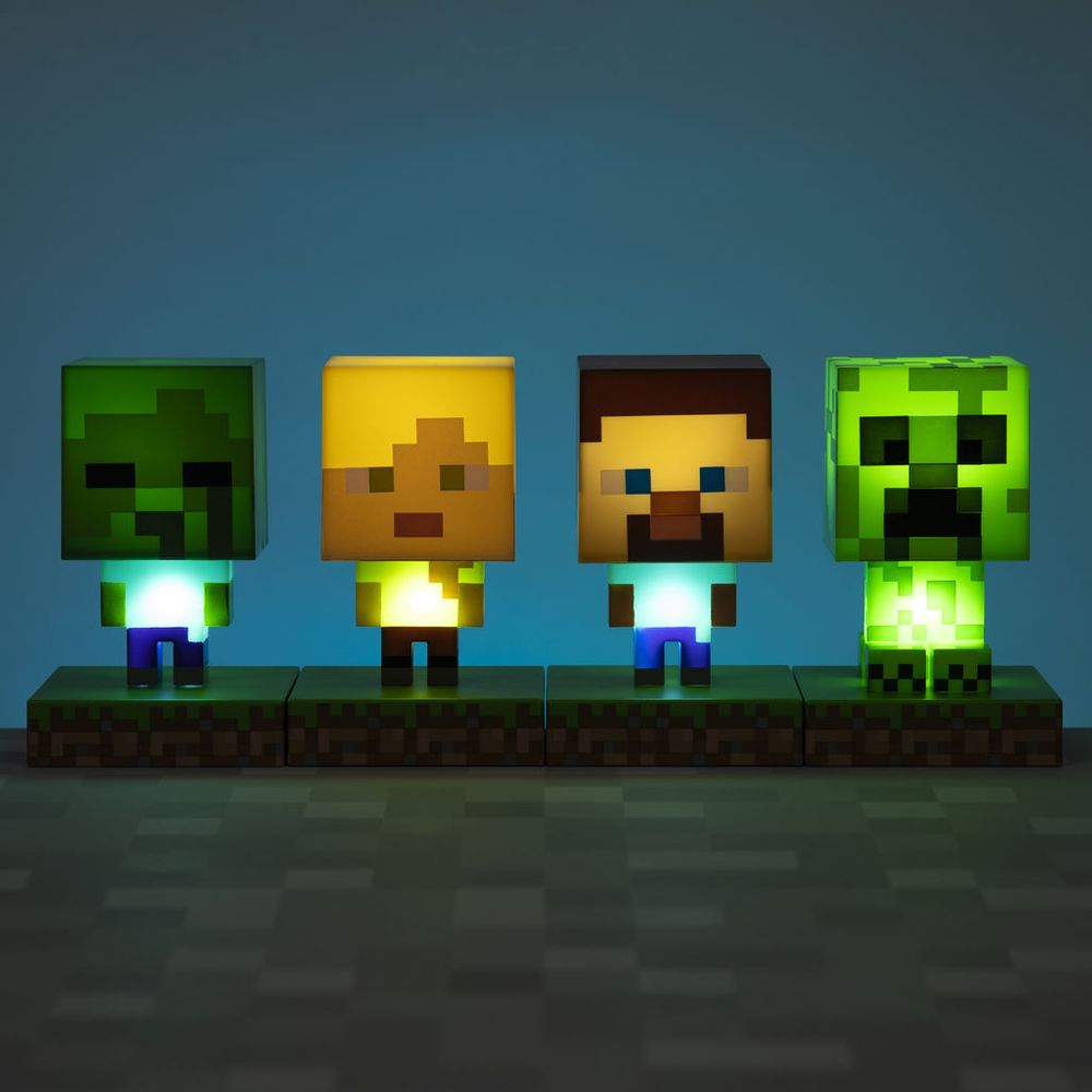 Minecraft - Zombie - Tischlampe